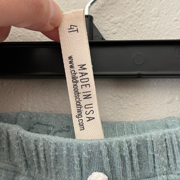 Childhoods Clothing Ribbed Shorts Maps on Oil Blue Size 4T - Picture 4 of 6